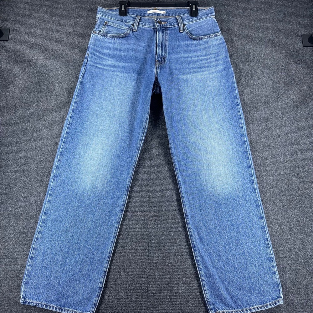 Levi's '94 Baggy Jeans Womens 31 W31 L31 Blue Medium Wash Wide Leg Denim